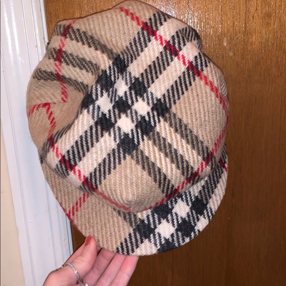 Vintage Burberry flat cap